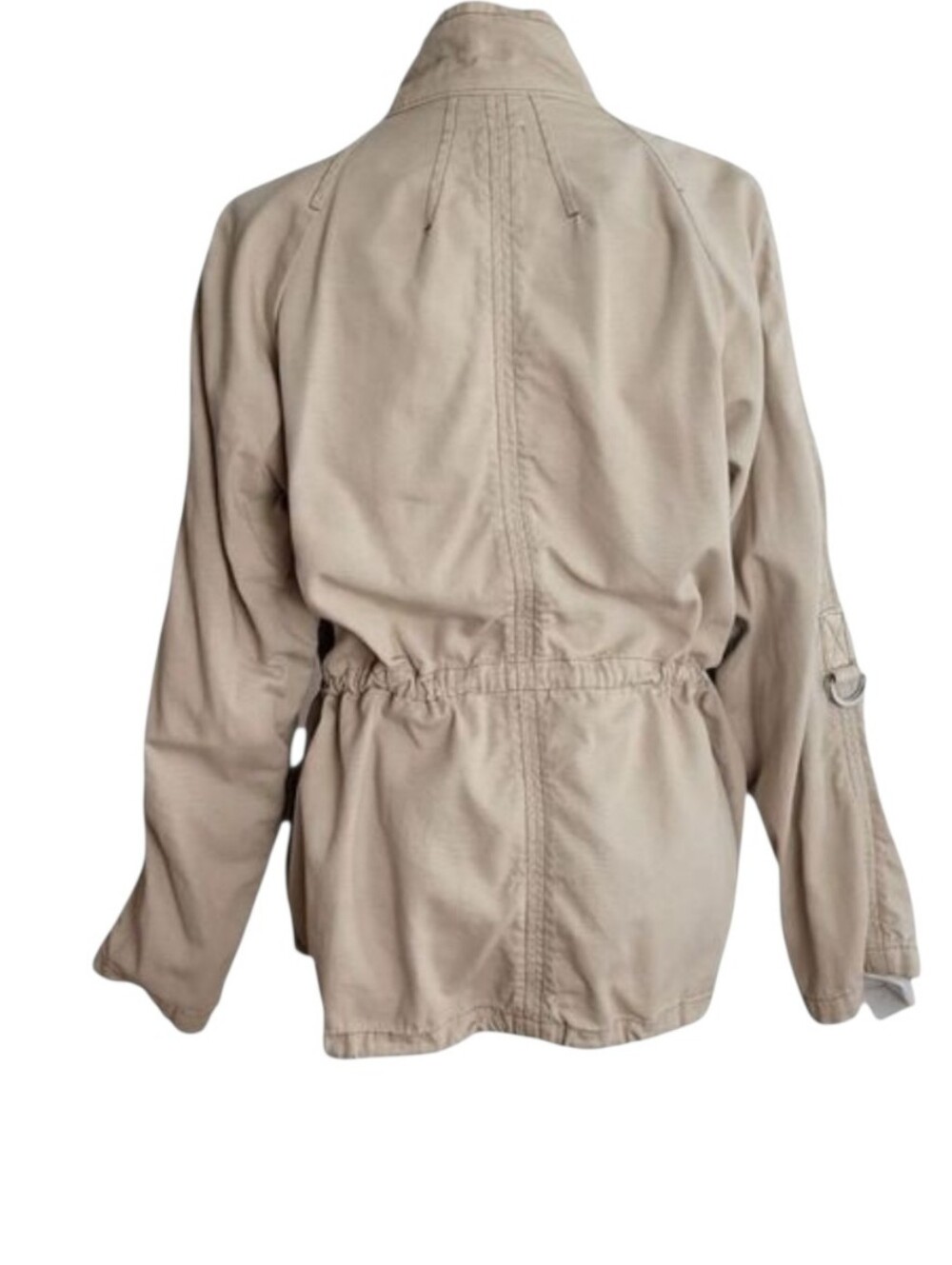 Kensie Jeans Tan Cargo Utility Jacket Size Medium - Picture 5 of 12